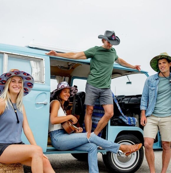 6432 Grateful Dead Bucket Hat Blue, Bucket main image 6